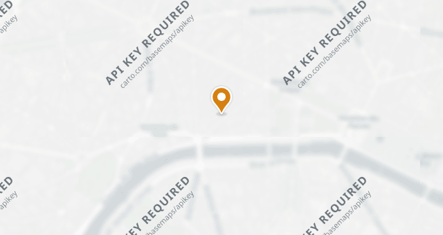 Map showing Alain Ducasse au Plaza Athénée