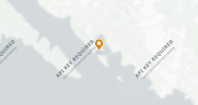 Map showing Konoba Rab