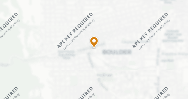 Map showing Boulder Dushanbe Tea House