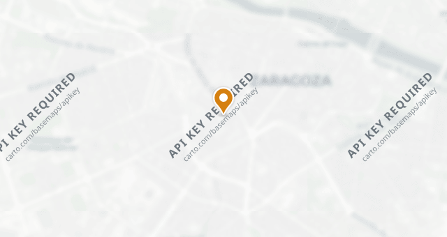Map showing La Senda