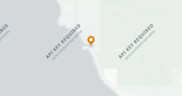 Map showing The Oyster Bar on Chuckanut Drive