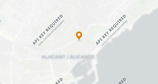 Map showing Celeste y Don Carlos