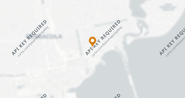 Map showing McGuire's Irish Pub