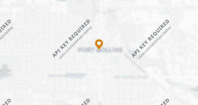 Map showing Sonny Lubick Steakhouse