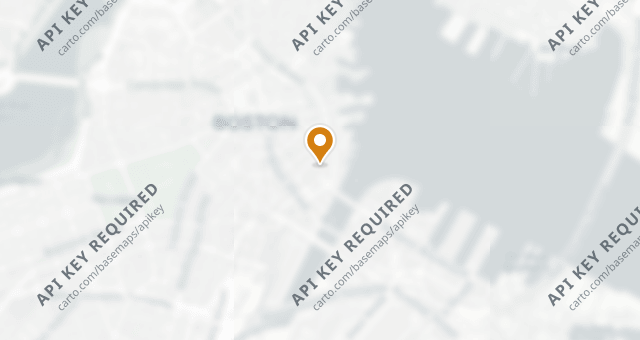 Map showing The Palm Boston