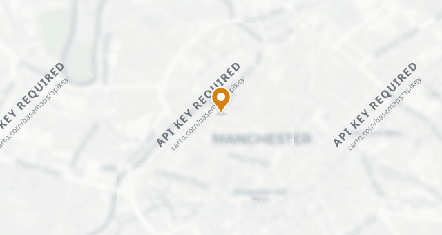 Map showing Dishoom Manchester