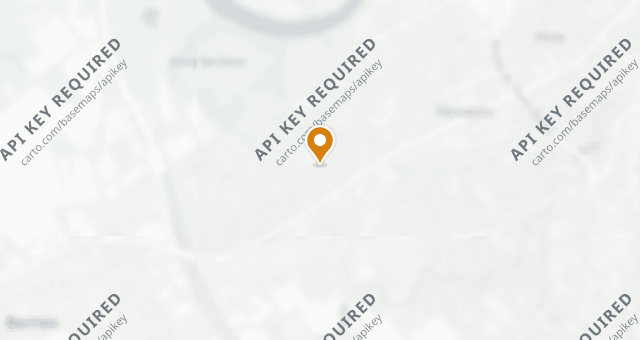 Map showing Auberge d'Onex