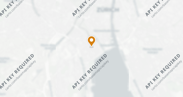 Map showing Park Hyatt Zürich