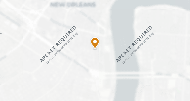 Map showing Emeril's