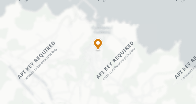 Map showing El Pescador
