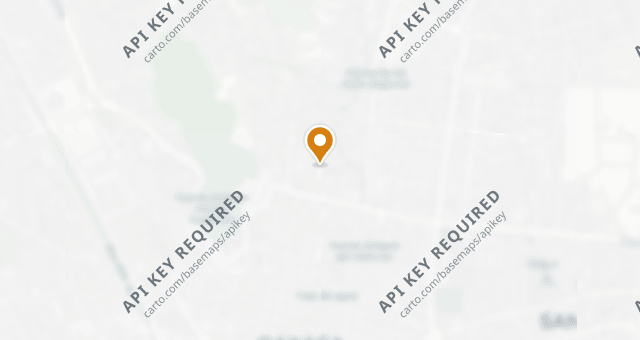 Map showing Ancestral Cocina Tradicional