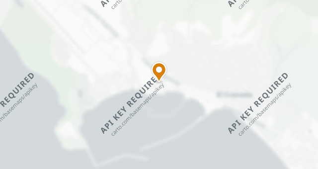 Map showing La Costanera