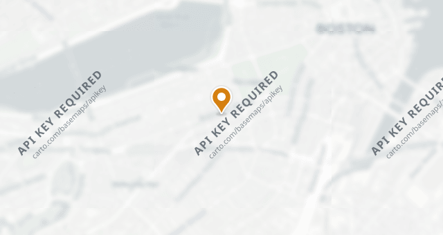 Map showing STK Boston