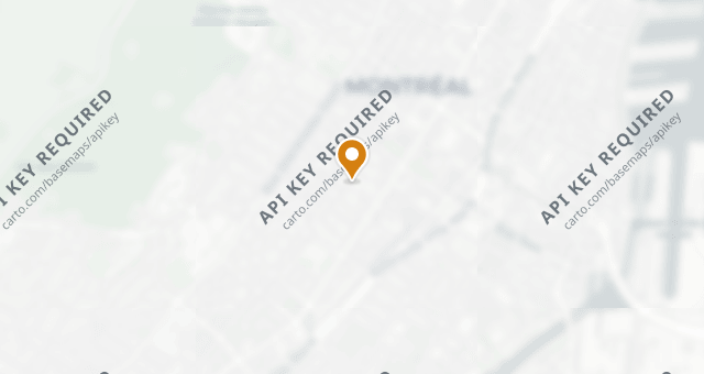 Map showing Okeya Kyujiro Montréal