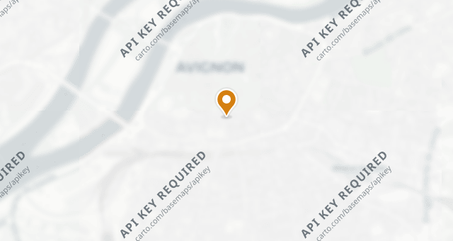 Map showing L'Agape