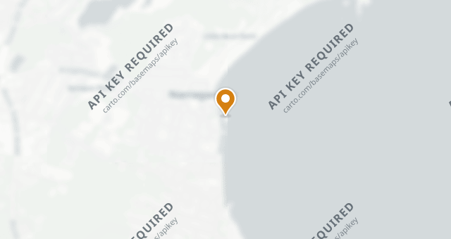 Map showing The Coast Guard House Restaurant