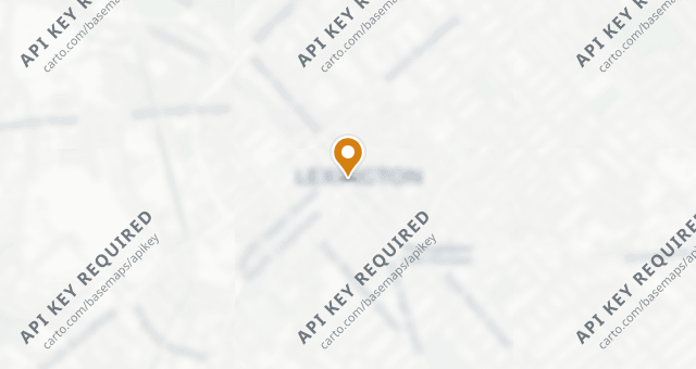 Map showing Jeff Ruby's Steakhouse