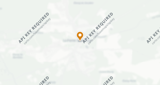 Map showing La Diligence