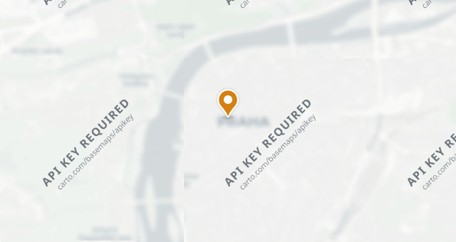 Map showing Brasileiro U Zelené žáby