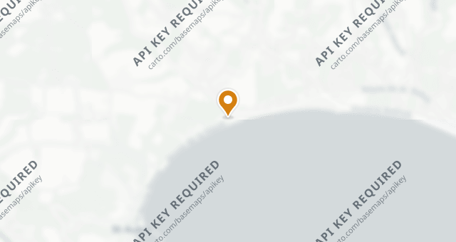 Map showing Mark Jordan at the Beach