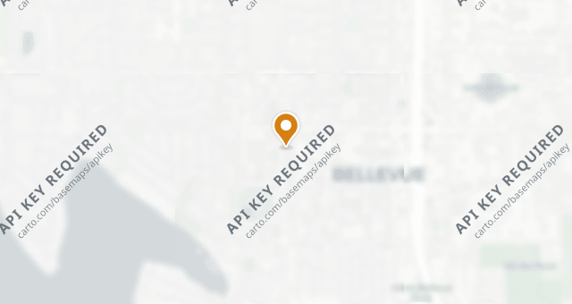 Map showing STK Bellevue