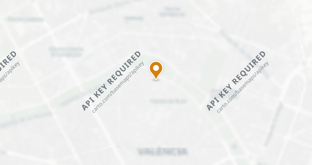 Map showing Gallina Negra