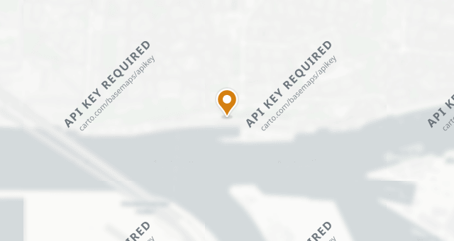 Map showing am kai | restaurnt. seafood. drinks. elbblick