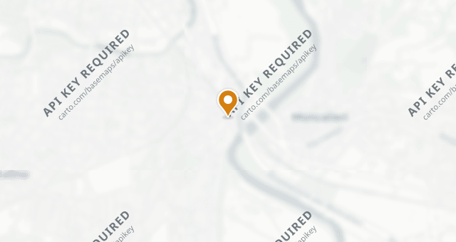 Map showing La Maison Delfino