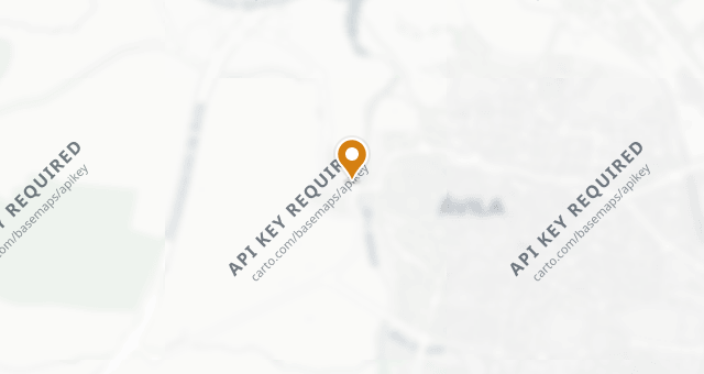 Map showing El Almacén