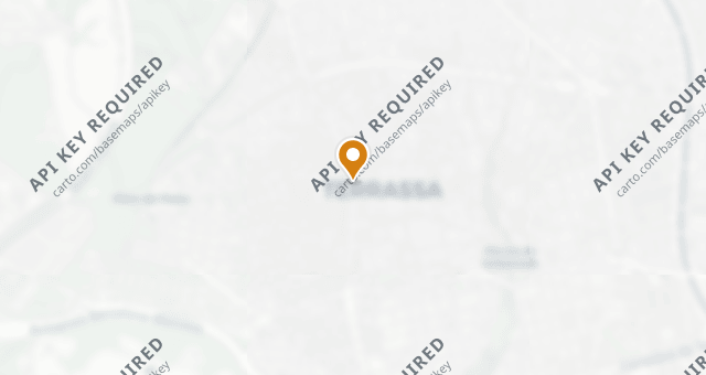 Map showing Casa Nita