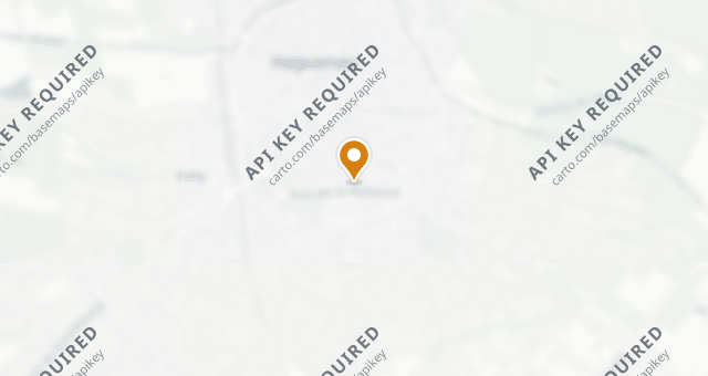 Map showing Le Jardin