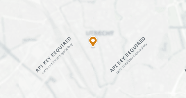Map showing Restaurant Blauw Utrecht