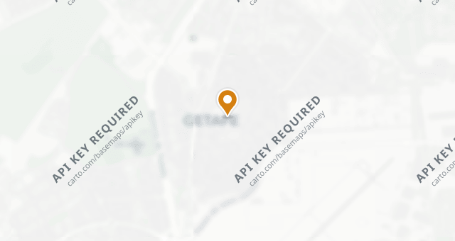 Map showing Casa de Pías