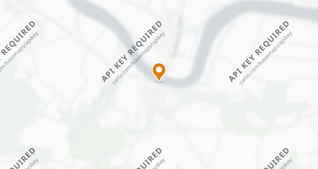 Map showing L'Auberge Saint Jean