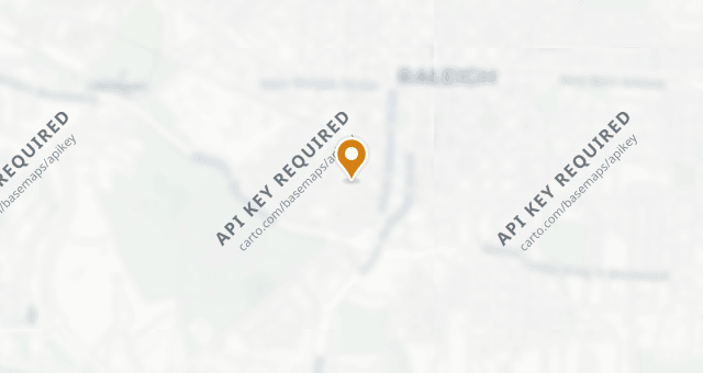 Map showing Sam Jones BBQ