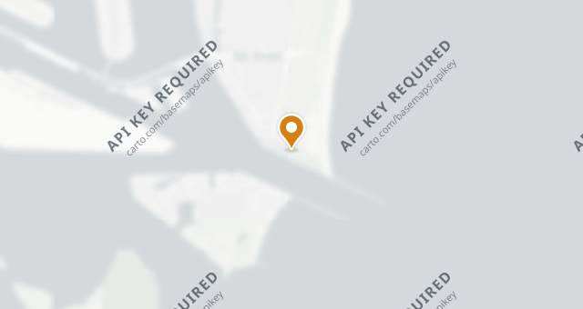 Map showing Smith & Wollensky