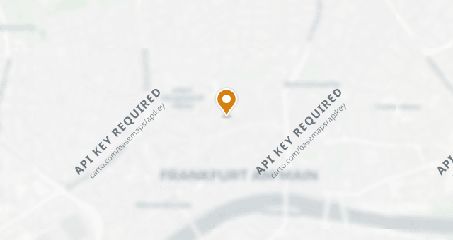 Map showing GRETA OTO Frankfurt