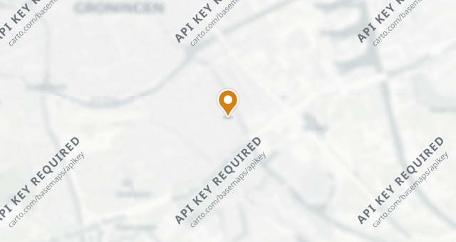 Map showing De Grote Frederik Bistro