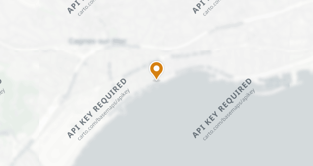 Map showing L'Agapè