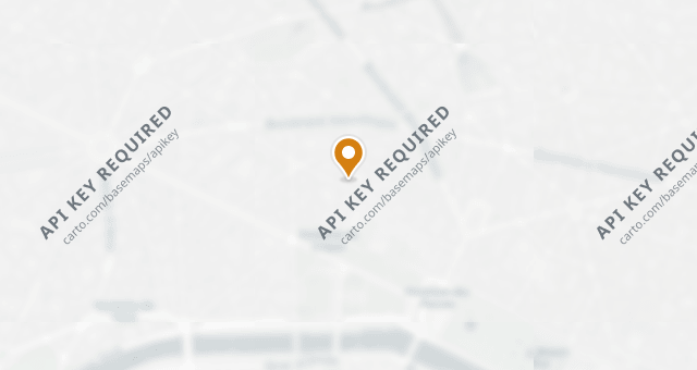 Map showing 114 Faubourg - Hôtel Bristol Paris