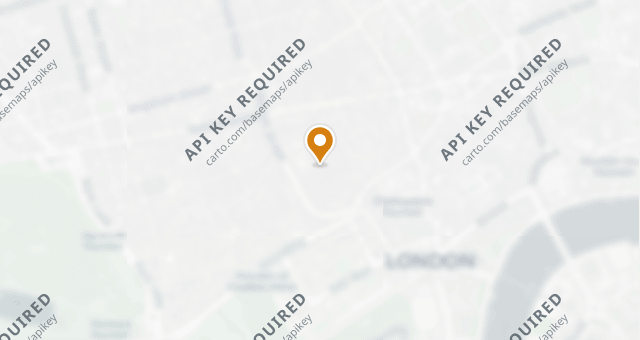 Map showing Bob Bob Ricard Soho