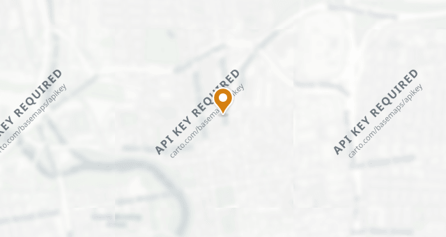 Map showing Jeff Ruby's Steakhouse