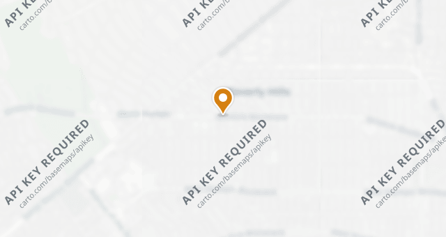 Map showing CUT Beverly Hills