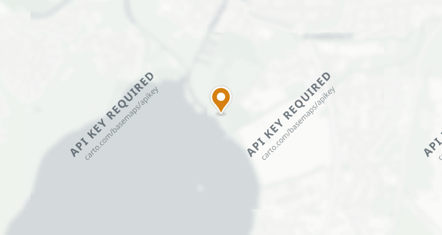 Map showing Badehaus Restaurant