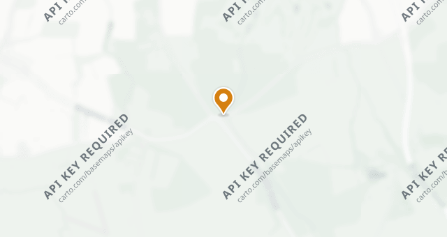 Map showing The Ginger Fox