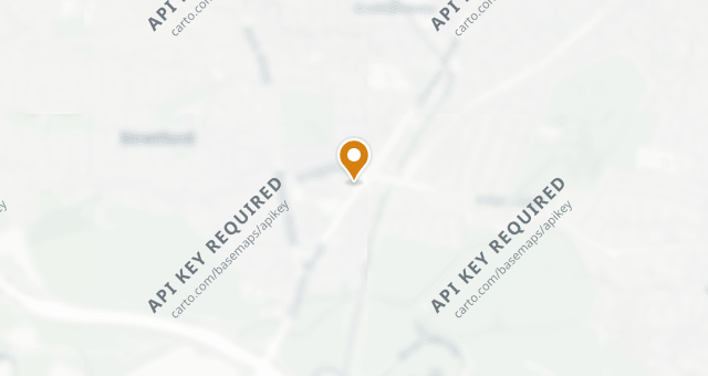 Map showing Stretford Canteen