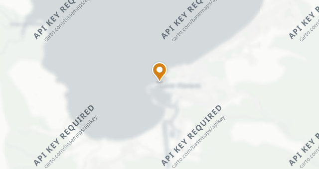Map showing La Gaffe