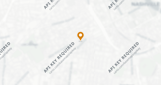 Map showing Hattie B’s Hot Chicken