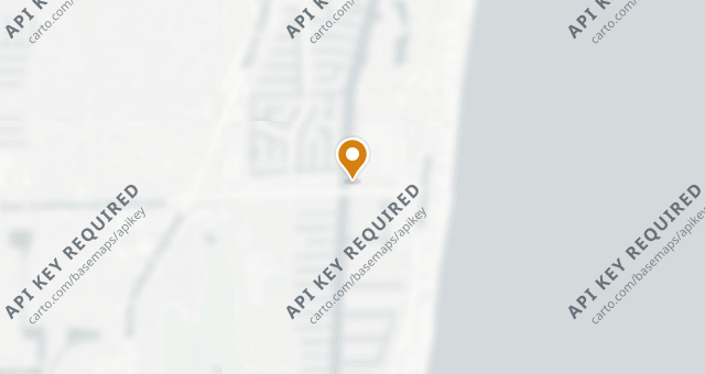 Map showing Blue Moon Fish Company