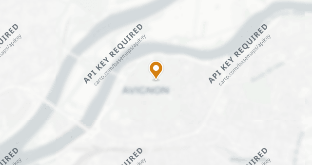 Map showing La Mirande